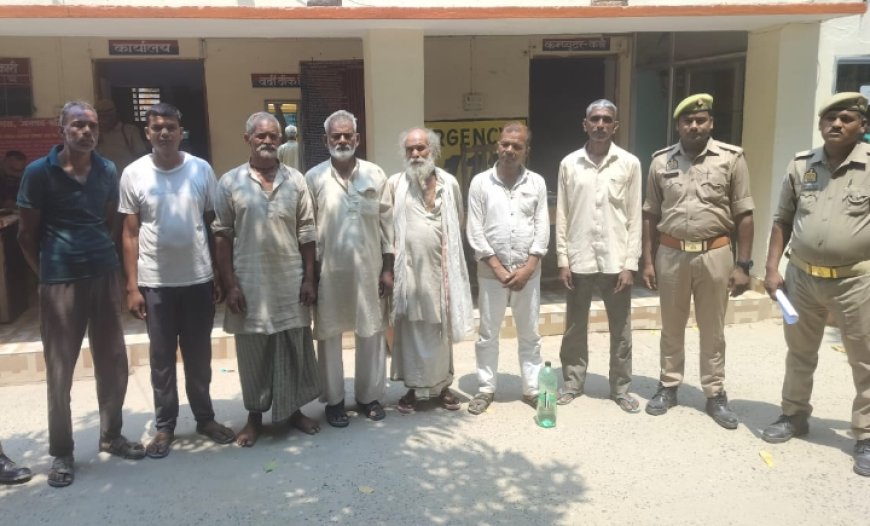 Ballia News: सीजेएम कोर्ट के आदेश पर नगरा पुलिस ने सात वारंटी अभियुक्तों को किया गिरफ्तार