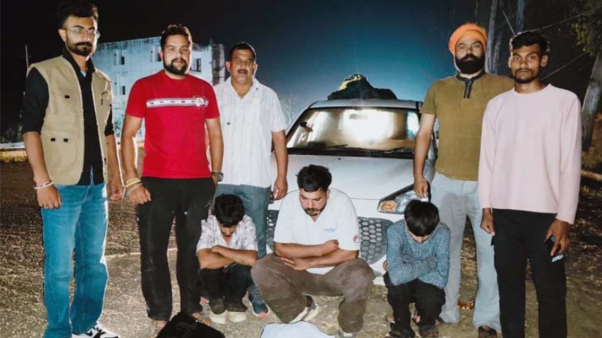 नशा माफिया के खिलाफ पुलिस की बड़ी कार्रवाई, 6.44 किलो चरस के साथ तीन आरोपी गिरफ्तार